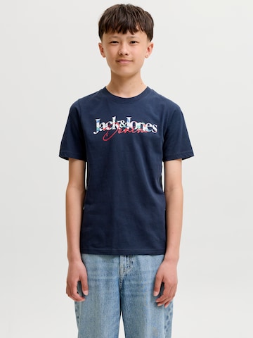 T-Shirt 'JJTOM' Jack & Jones Junior en bleu : devant