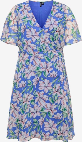 Robe 'VMCZille' Vero Moda Curve en bleu : devant