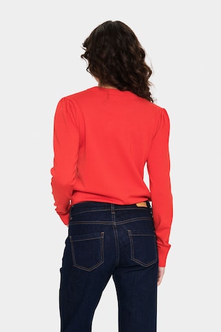 SAINT TROPEZ - Pullover 'MilaSZ' em vermelho