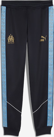 Effilé Pantalon de sport 'Olympique de Marseille King Anthem' PUMA en bleu : devant