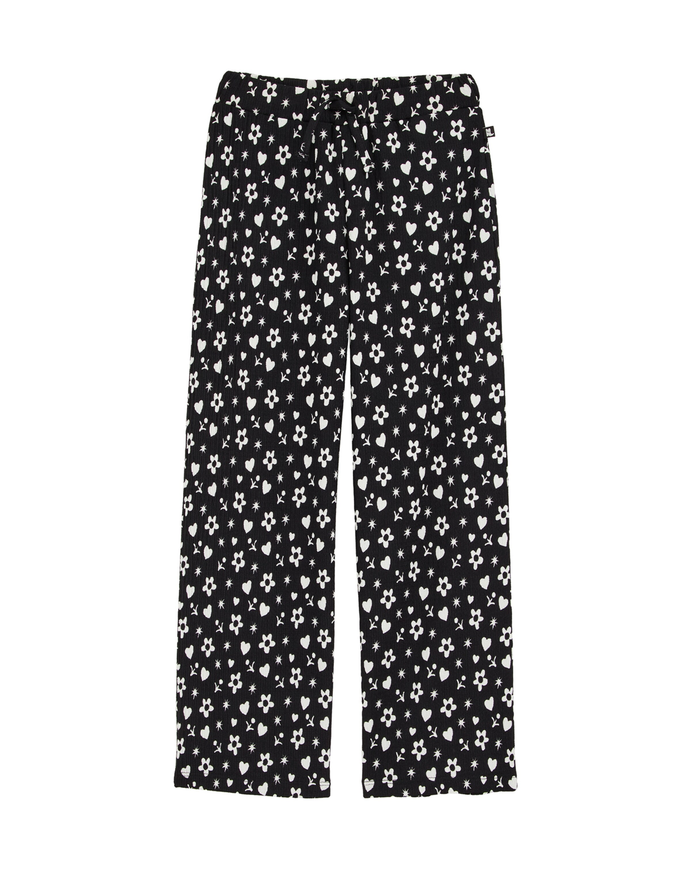 WE Fashion regular Παντελόνι σε μαύρο: μπροστά