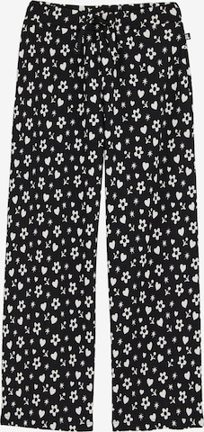 WE Fashion Regular Housut värissä musta: etupuoli