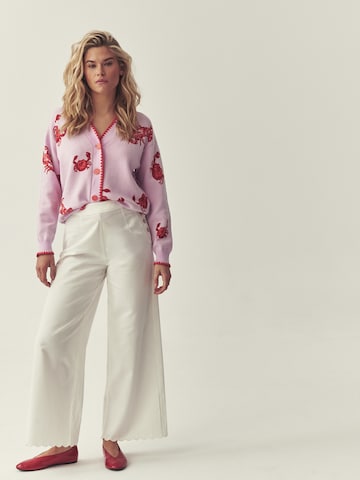 Wide leg Pantaloni 'Aigua' di TATUUM in bianco