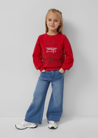 Sweat-shirt s.Oliver en rouge : devant