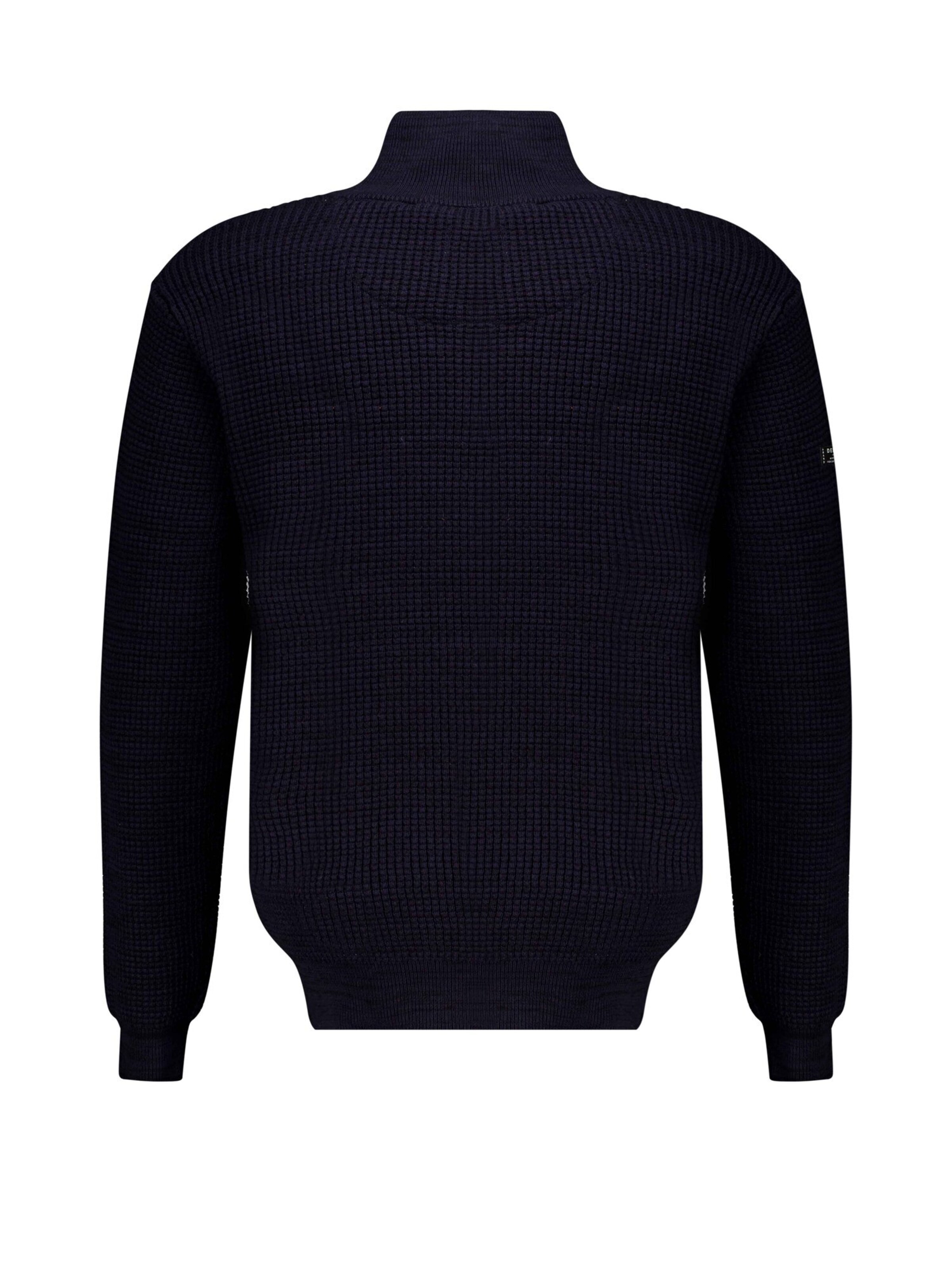 Deeluxe Trui 'Henley' in Blauw