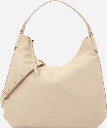 Sac bandoulière 'REBEKKA' Coccinelle en beige : devant