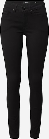 OPUS Skinny Jeans 'Elma' in Zwart: voorkant