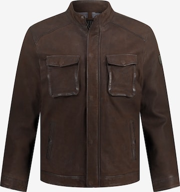 JP1880 Between-Season Jacket in Brown: front