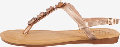 Lynfield Sandale in rosegold, Produktansicht