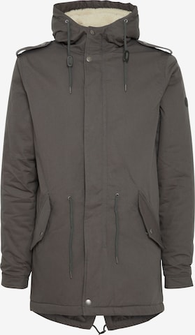 !Solid Winter Parka 'Darnell' in Grey: front