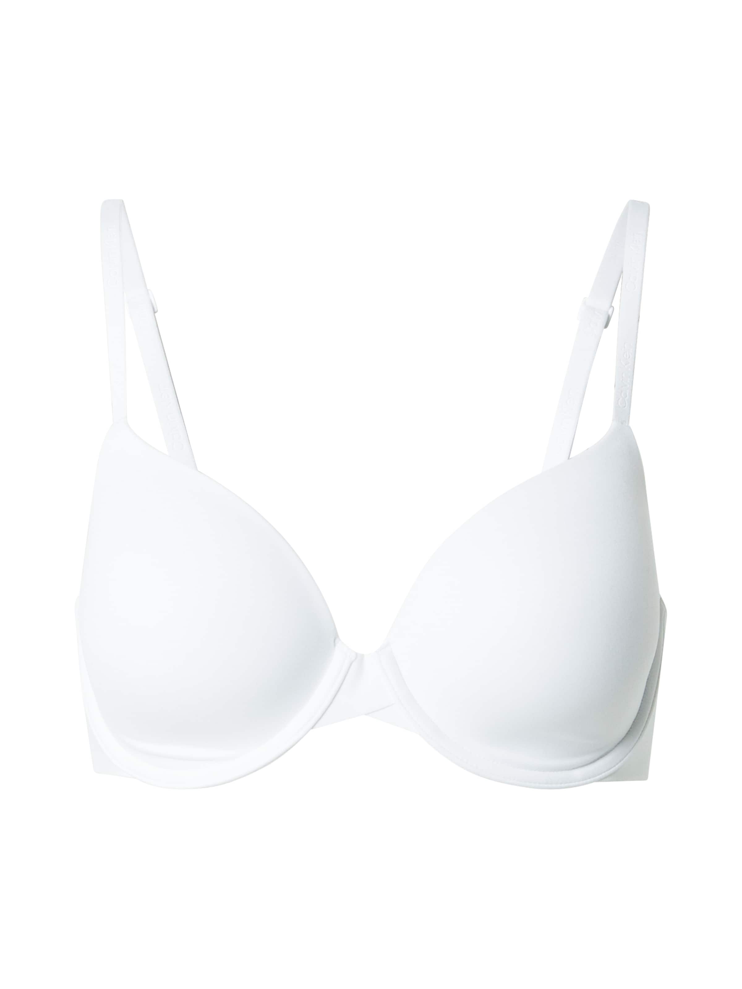 Invisible Soutien-gorge Calvin Klein Underwear en blanc : devant