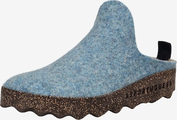 Asportuguesas Hausschuh in Blau: Vorderseite