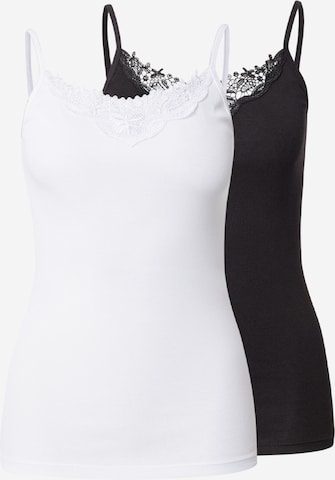 ONLY Top 'ONLLulu' in Schwarz: Vorderseite