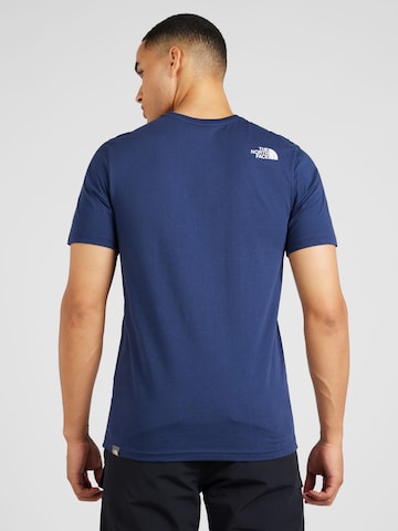 THE NORTH FACE T-Shirt 'MOUNTAIN' in Blau