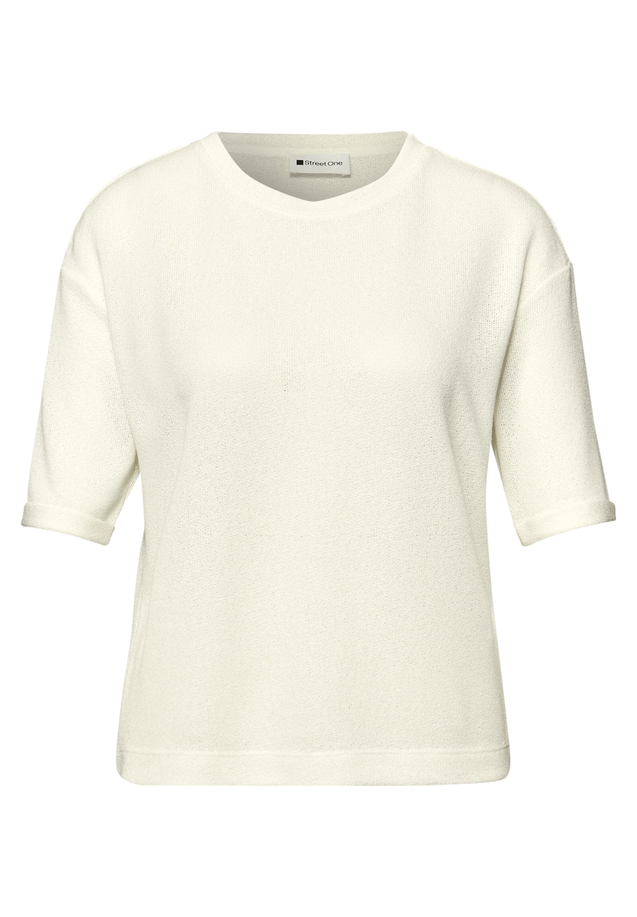 STREET ONE T-Shirt in Weiß: Vorderseite