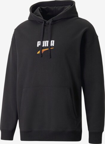 PUMA Sweatshirt 'Downtown' in Black: front