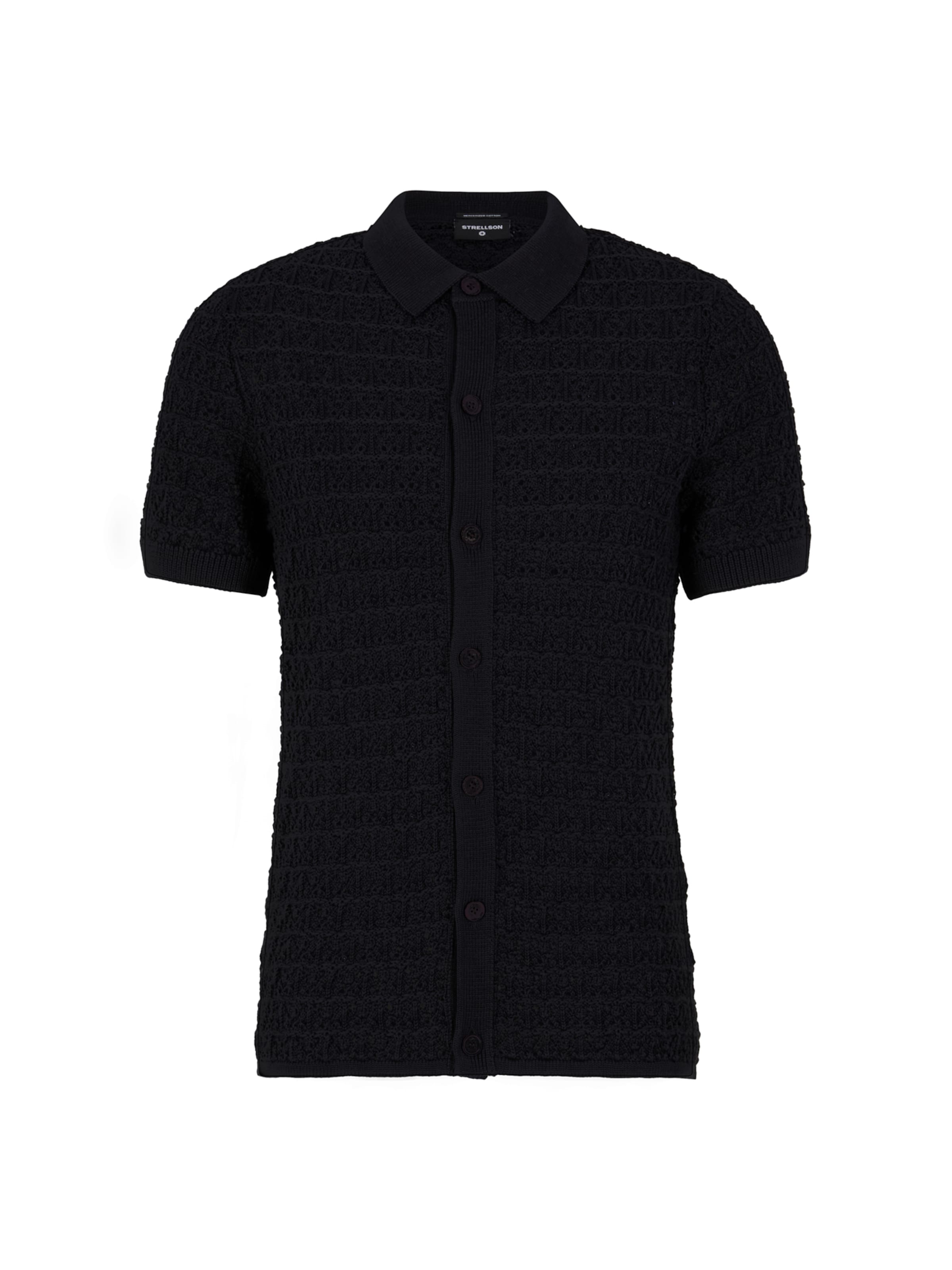 Coupe regular Chemise 'Ander ' STRELLSON en noir : devant