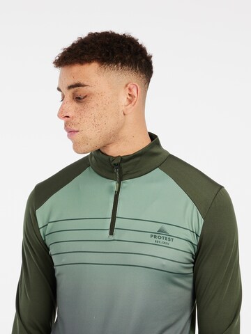 PROTEST Sportsweatshirt 'PRTBIGBY' in Grün