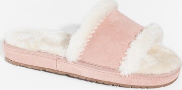 Pantoufle ' Loni' Minnetonka en rose