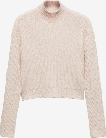 Pull-over 'jade' MANGO en rose : devant