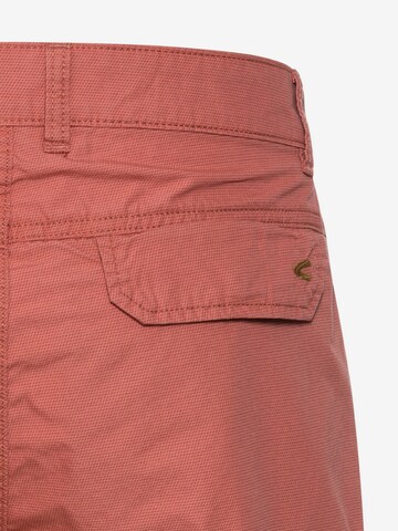 CAMEL ACTIVE Regular Regular Fit Cargo Shorts mit Minimal Print in Rot