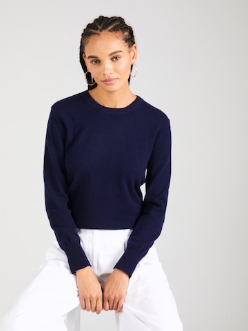 Pullover 'Classic' di Pure Cashmere NYC in blu: frontale