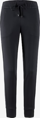 STEHMANN Tapered Pants 'Roxana' in Black: front