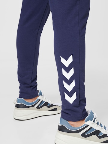 Hummel Normální Sportovní kalhoty – modrá