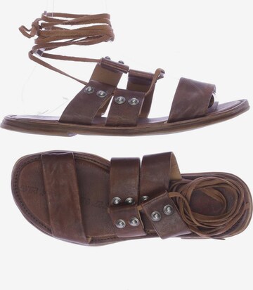 A.S.98 Sandals & High-Heeled Sandals in 38 in Brown: front
