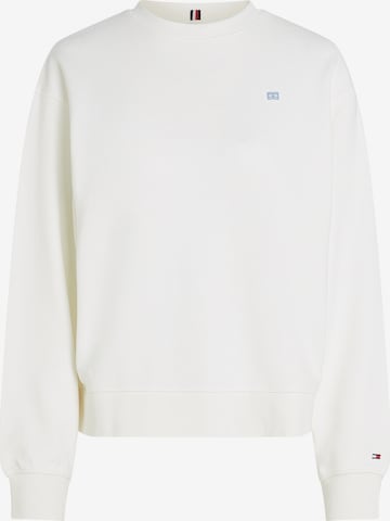Bluză de molton de la TOMMY HILFIGER pe alb: față