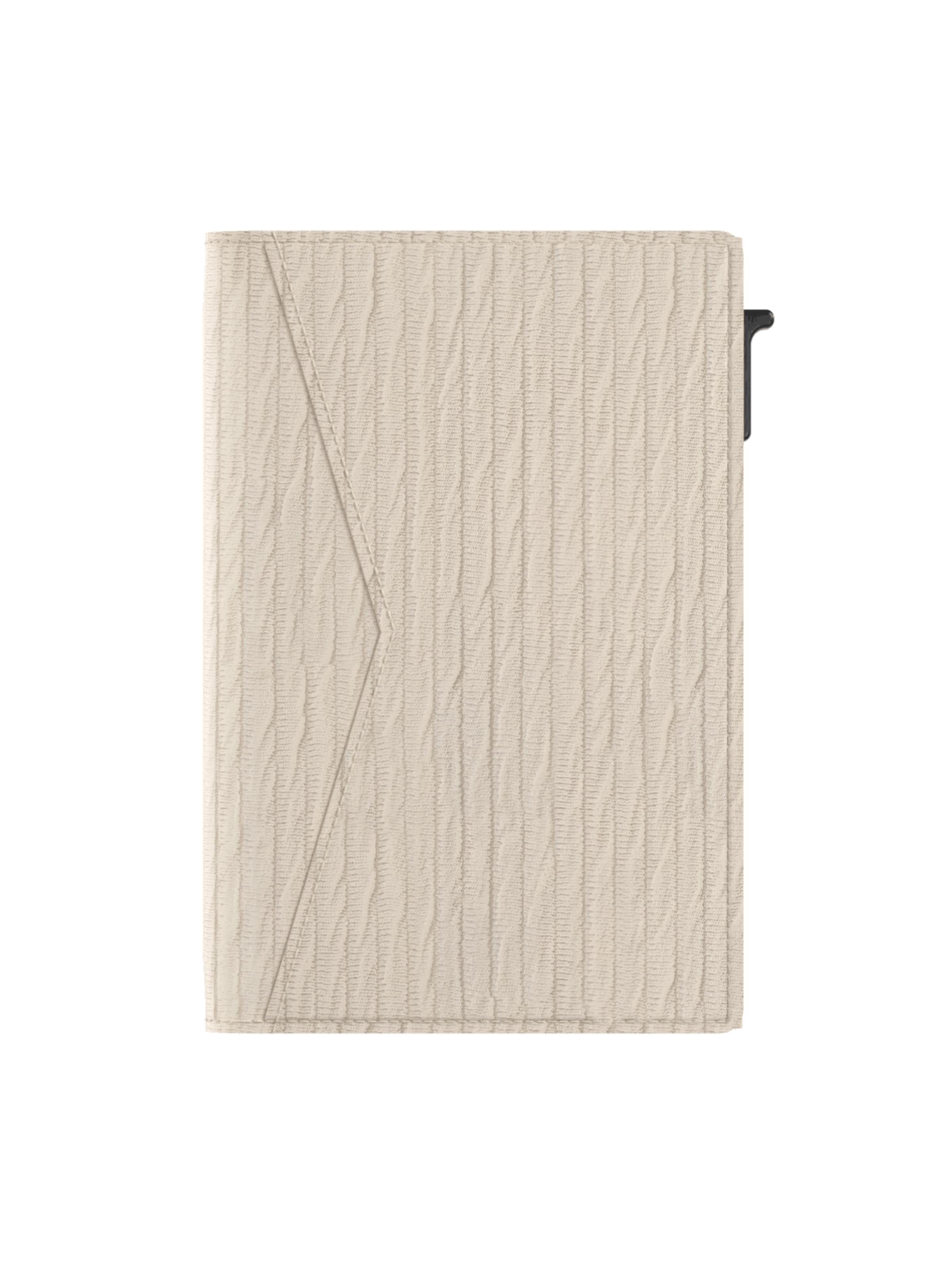Prowallet Wallet 'Pasjeshouder Slim Ripple' in Beige: front