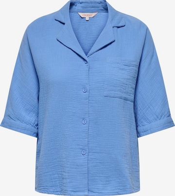Camicia da donna 'ONLThyra' di ONLY in blu: frontale