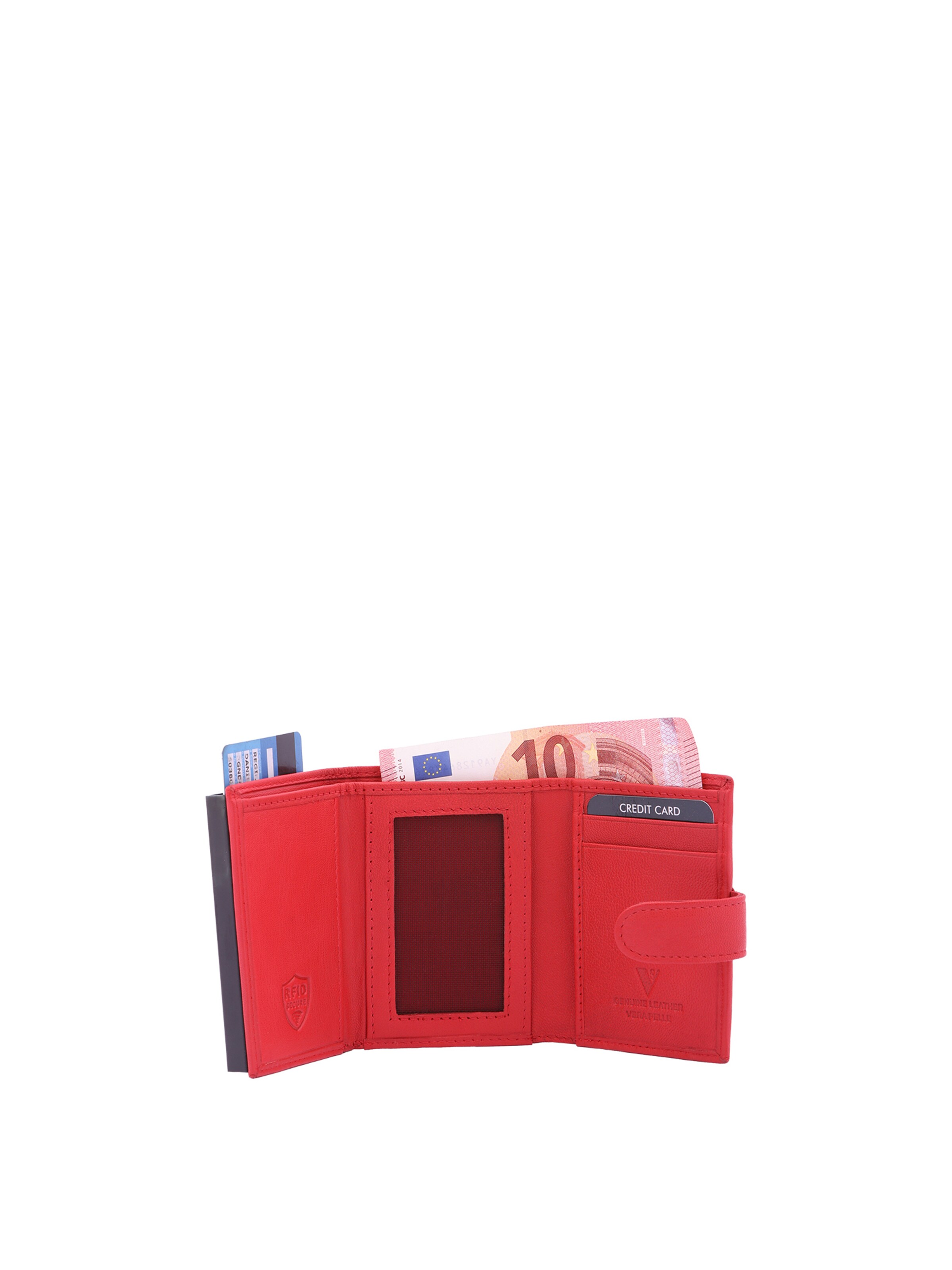 Sergio Valentini Wallet in Red: front