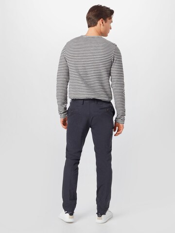 Hackett London - Slimfit Calças chino 'KENSINGTON' em azul