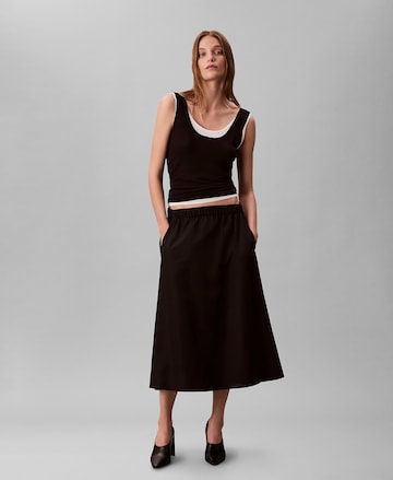 Calvin Klein Jeans Skirt in Black: front