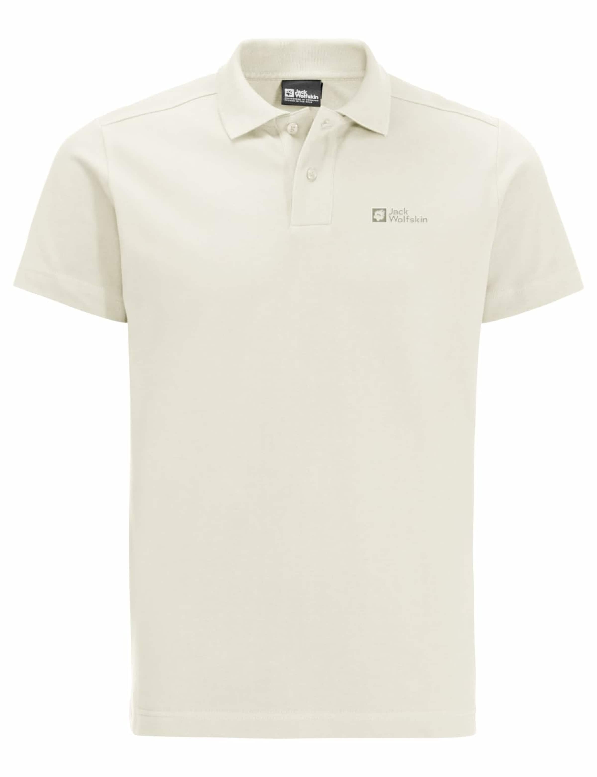 JACK WOLFSKIN Poloshirt in beige, Produktansicht