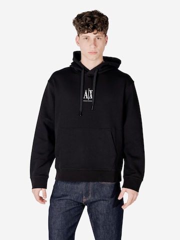 Felpa 'XM000369 AF10818' di ARMANI EXCHANGE in nero: frontale