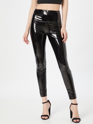 AllSaints Skinny Leggings - fekete: elől