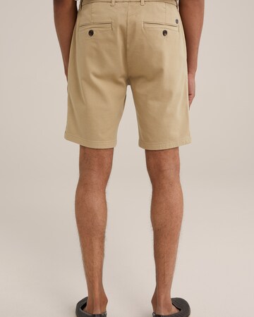 Coupe slim Pantalon chino WE Fashion en beige
