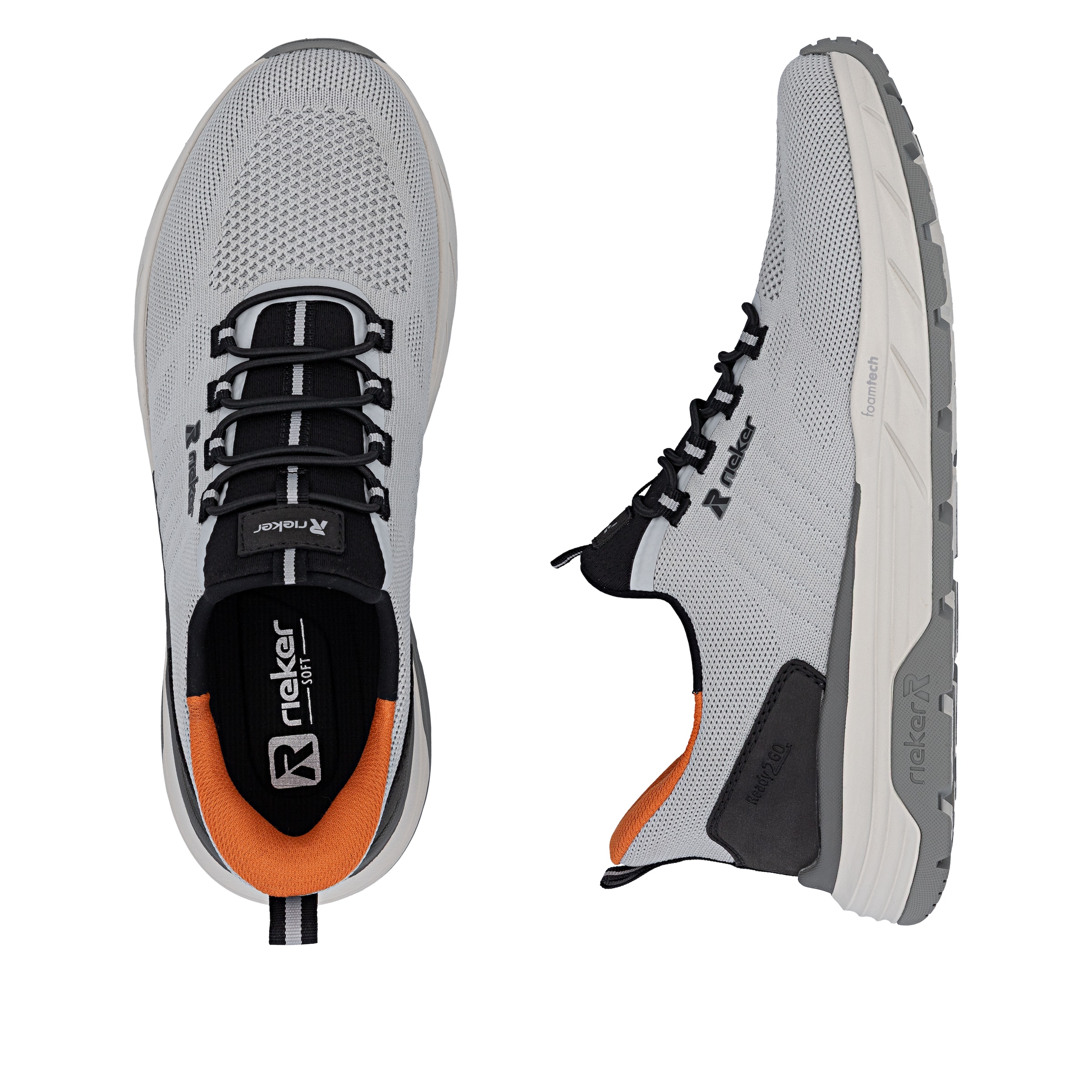 Rieker Slip On in Grau