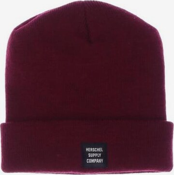 Herschel Hat & Cap in One size in Red: front