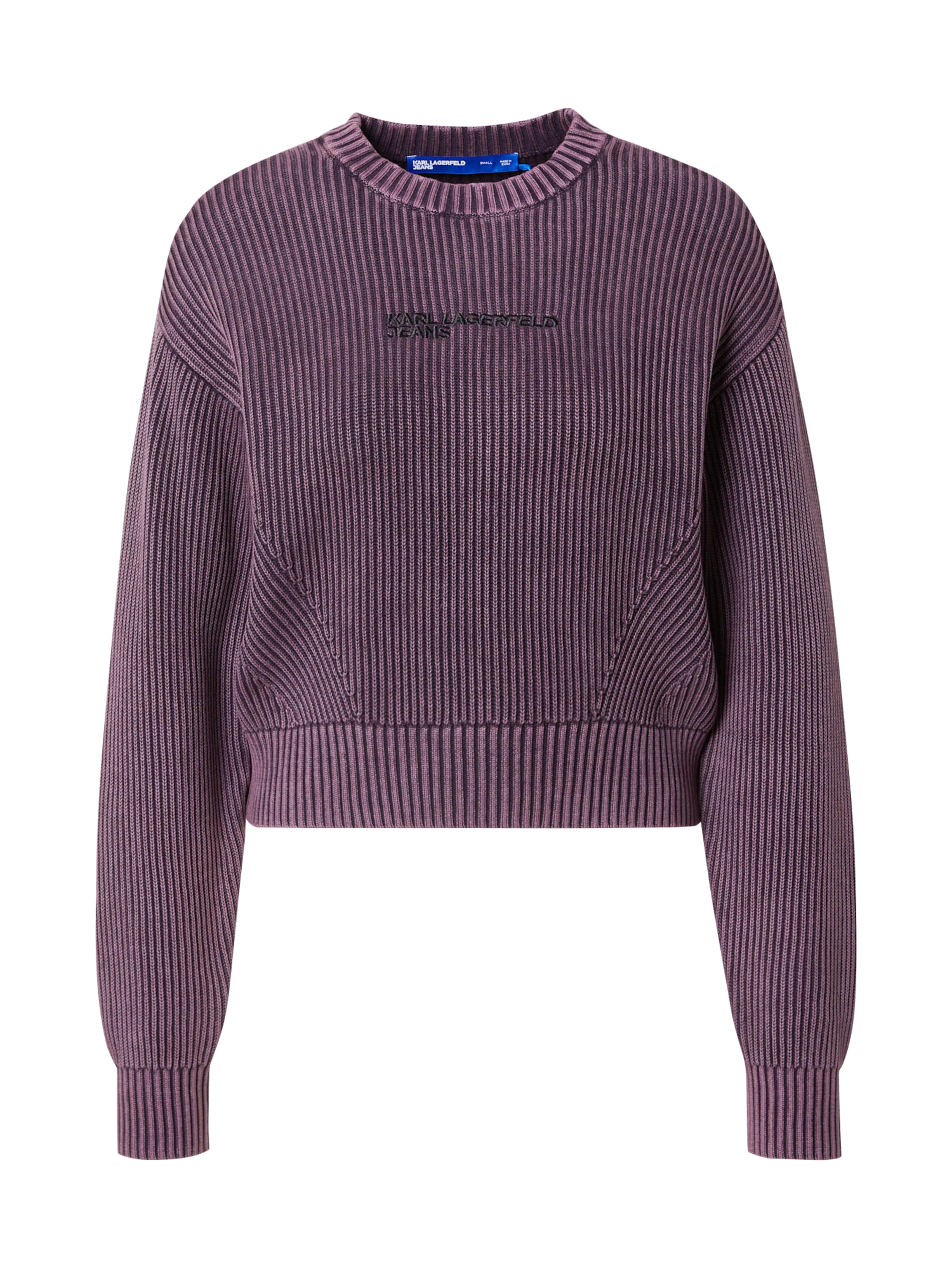 Pulover de la KARL LAGERFELD JEANS pe mov: față