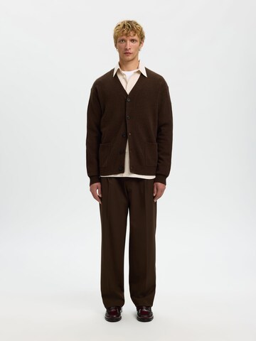 Vestes en maille SELECTED en marron