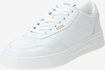 BOSS Black - Zapatillas deportivas bajas 'Baltimore' en blanco: frente