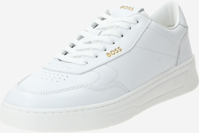 BOSS Black Sneakers 'Baltimore' in Gold / White, Item view