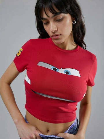 T-shirt Hiccup en rouge : devant