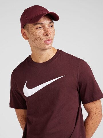 Nike Sportswear Shirt 'Swoosh' in Rood