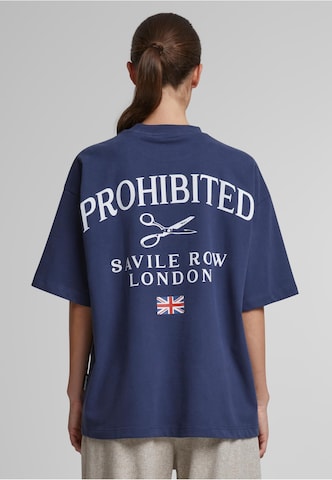 Prohibited T-Shirt 'Savile Row' in Blau: Vorderseite