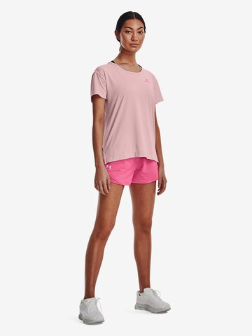 UNDER ARMOUR Regular Sportbroek 'Play Up' in Roze