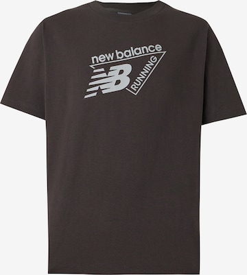 new balance Футболка 'Classic' в Черный: спереди